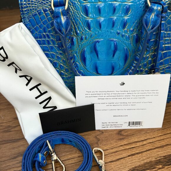 NWT - Brahmin Cami featured in Electric Indigo Melbourne Ombre - Picture 7 of 12